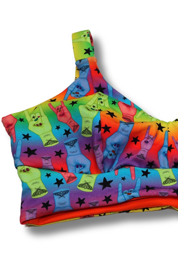 Hail to the King comfort bra – designed by Wilde Mode founder Debz for F to O cups