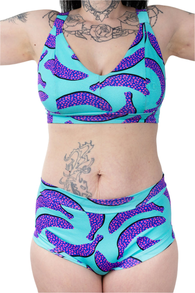 Wilde Mode x Blue Bananas Art Pop Style Comfort Bra – F to O cup sizes