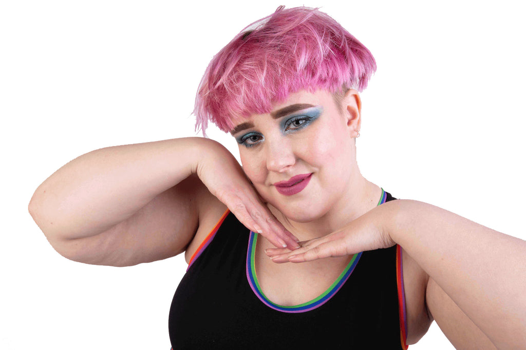 Rainbow Pattern Comfort Top & Shorts Set